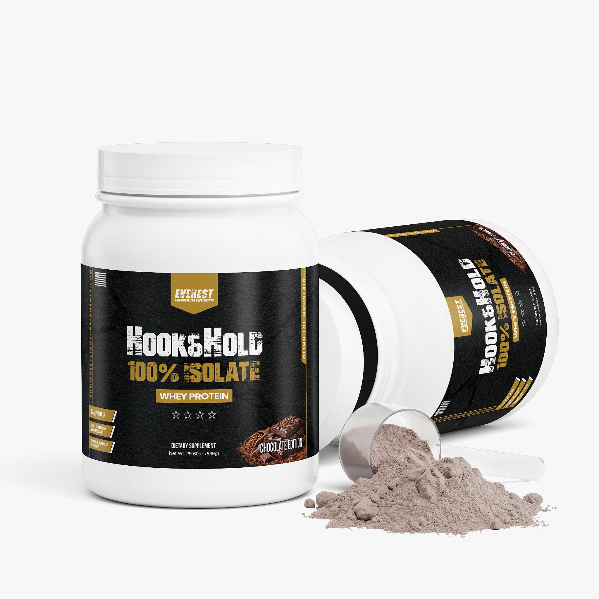 Hook&Hold 100% Whey Protein Isolate (Chocolate)