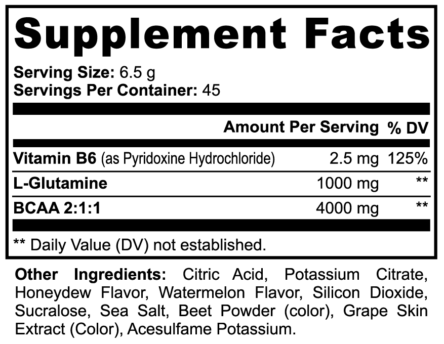 PowerPin BCAA Refuel Blend (Honeydew/Watermelon)