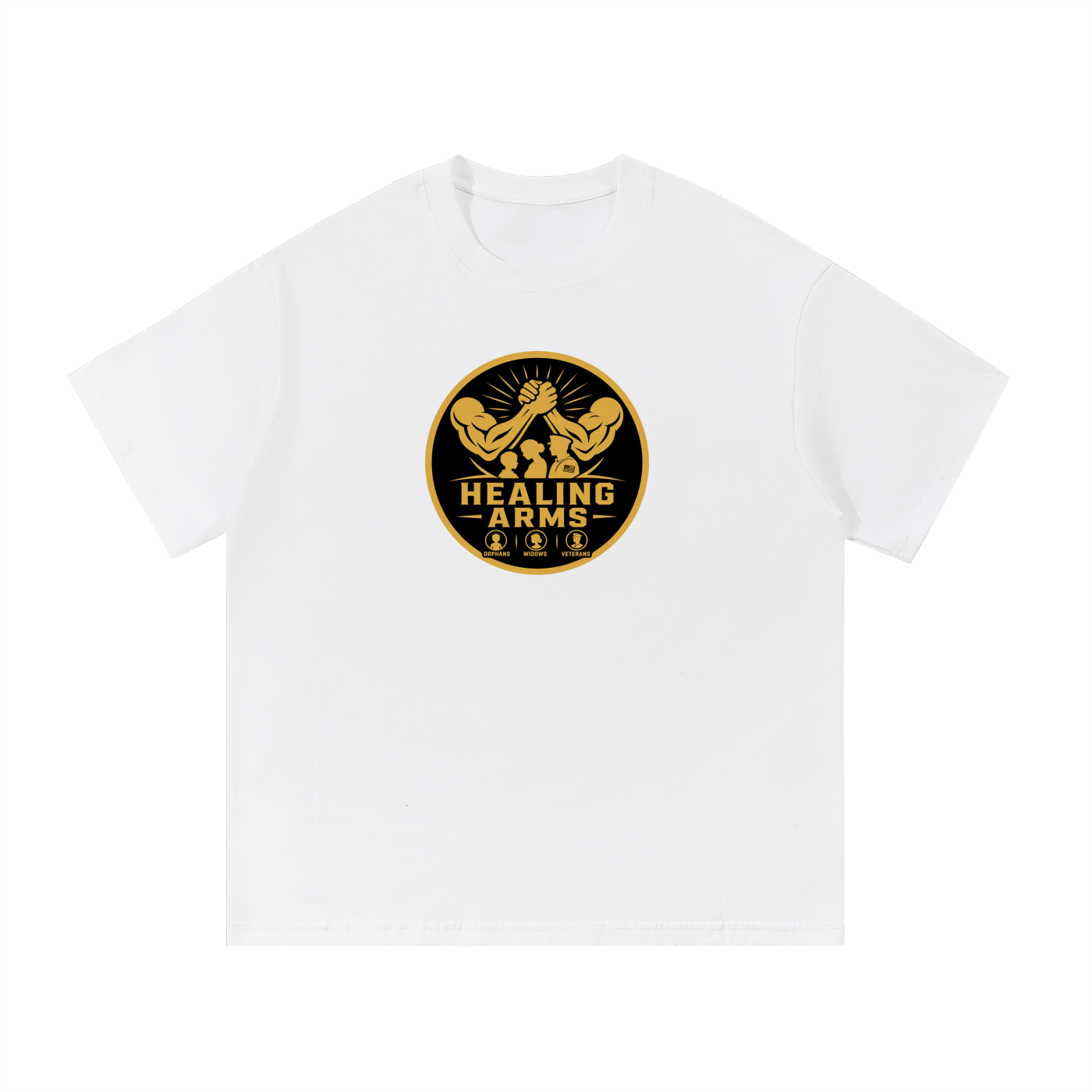 Healing Arms Essential Cotton T-Shirt - Everest Armwrestling Supplements