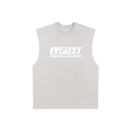 Logo Raw Edge Cotton Tank Top - Everest Armwrestling Supplements